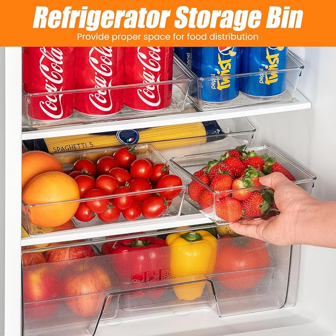 12 Pack Clear Plastic Drawer Organizer Set, Acrylic Non Slip Non Cracking - Image 8
