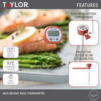 Taylor Instant Read Digital Meat Food Grill BBQ Cooking Kitchen Thermometer - Image 2
