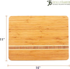 Totally Bamboo Martinique Bamboo Serving and Cutting Board - Image 5