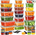 KITHELP 60-Piece Large Food Storage Containers Set by KITHELP