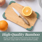 COOK WITH COLOR Non-Slip Cutting Board Set – Kitchen Essentials with Easy Grip - Image 4