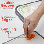 3 in 1 Titanium Cutting Board for Kitchen – Large 16”×11” Double-Sided Food - Image 6