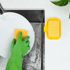 Zulay Kitchen Small Silicone Sponge Holder – Space-Saving Sink Organizer Tray - Image 3