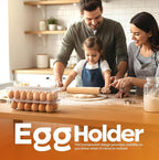 Utopia Home Egg Container With Lid and Handle - Image 3
