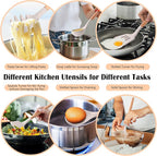 HaWare Kitchen Cooking Utensils Set, 23-Piece Silicone Kitchen Utensils Spatula - Image 5