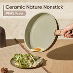 CAROTE Ceramic Cookware Set, Pots and Pans Set Non Stick - Image 3