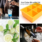 Excnorm Silicone Ice Cube Trays 3 Pack - Image 9