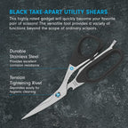 Messermeister 8.5-Inch Take-Apart Utility Shears, Nut Cracker, Jar Lid - Image 2