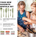 DI ORO 6-Piece Silicone Spatula Set - Image 4