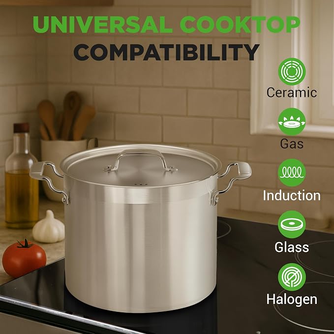 NutriChef 20 Quart Heavy-Duty Stockpot - Image 7
