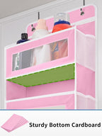 JARLINK 2 Pack Over The Door Organizer Storage, 5 Shelf Hanging Door Organizer - Image 8