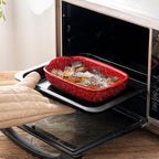 3-Pack Ceramic Lasagna Pan, Heavy-Duty Rectangular Baking Dishes, High Heat - Image 6