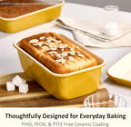 CAROTE 6-Piece Ceramic Baking Pans Set, Aluminized Steel Bakeware Sets - Image 3