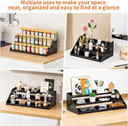RCHYFEED Spice Rack Organizer for Cabinet, 3 Tier Spice Rack Expandable - Image 5