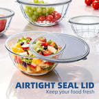 Luvan 5-Piece Glass Mixing Bowls Set - Image 6