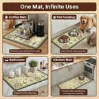 Boho Dish Drying Mat for Kitchen Counter - Image 6