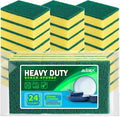 AIDEA Sponges Kitchen, 24 Pack Heavy Duty Dish Sponge, Cleaning Dish Scrubber by AIDEAHOME