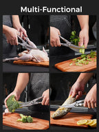 Full Steel Poultry Shears Heavy Duty, Professional Bone Cutting Scissors - Image 7