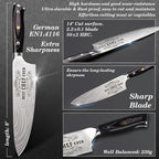 Funistree Gifts for Men Women Chef, 8 inch Professional Kitchen Knife Gift Set - Image 3
