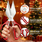 Multifunctional Heavy Duty Poultry Shears, Japanese High-Carbon Steel Kitchen - Image 3