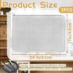 2 Pack Microfiber Dish Drying Mat, 24x17" Large Size Highly Absorbent Dish - Image 2