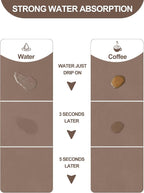 Dish Drying Mat for Kitchen Counter, Hide Stain Anti Absorbent for Kitchen - Image 2