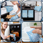 Sratte 6 Pcs Kitchen Decor Accessories Set Farmhouse Towels Pot Holders Oven - Image 6
