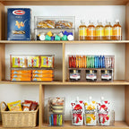 Hudgan 8 Pack Clear Plastic Drawer Organizers Set, Stackable Deep Drawer - Image 7
