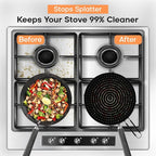Splatter Screen for Frying Pan | USA Brand | 11-Inch Black, Fit Pans Silicone - Image 2