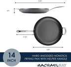 Rachael Ray 80089 Professional Hard Anodized Nonstick Frying/Fry Pan/Skillet - Image 2