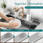 Stone Faucet Mat for Kitchen Sink, Diatomite Stone Drying Mat for Kitchen - Image 5