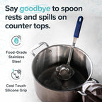 Souper Cubes + Lori Greiner No Mess Stainless Steel Soup Ladle - Image 3