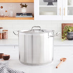 Winware Stainless 20-Quart Steel Stock Pot - Image 2