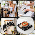 Bencailor 12 Pcs Marble Kitchen Decor and Accessories Sets 4 Black and Gold - Image 5