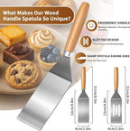 2-Piece Small Stainless Steel Spatula Set - Image 2