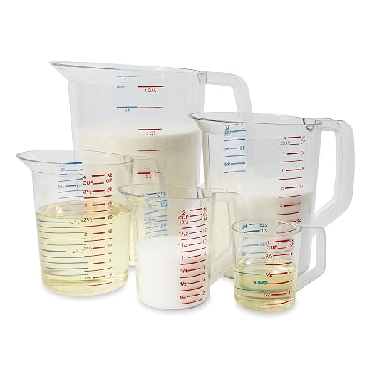 Rubbermaid Commercial Products Bouncer Clear Measuring Cup, 1-Cup /0.25-Quart - Image 4