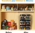 Shazo 6 PC Airtight Food Storage Containers + 6 Spoons Included - Image 5