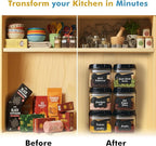 Shazo 6 PC Airtight Food Storage Containers + 6 Spoons Included - Image 5