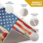 Patriotic American Flag Dish Drying Mat - Image 4