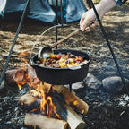 Uno Casa 6Qt Cast Iron Camping Dutch Oven - Image 5
