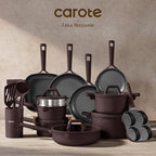 CAROTE 31PCS Pots and Pans Set, Nonstick Cookware Set Kitchen Non Stick - Image 8