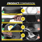 EDGING CASTING Pre-Seasoned Large Cast Iron Skillet 17 Inch, Dual Handle - Image 6