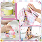 Fourluoo 10 Pcs Spring Flower Farmhouse Kitchen Decor Set Dish Towels Kitchen - Image 6