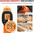 TempPro TP30 Infrared Thermometer Gun, Laser Thermometer - Image 5