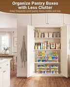 EVERIE Extendable 3-Tier Kitchen Cabinet & Pantry Organizer - Image 9