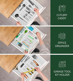 ROYAL CRAFT WOOD Luxury Bamboo Kitchen Drawer Organizer - Image 8