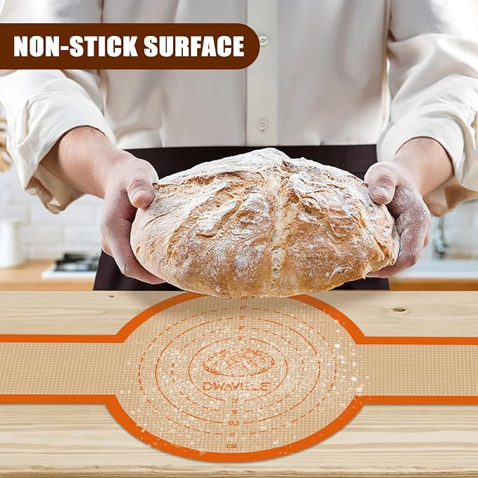 Silicone Bread Sling for Dutch Oven, Non-Stick & Easy to Clean Bread Baking Mat - Image 2