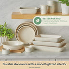 Pyrex 3-Piece Ceramic Bakeware Set, Nonstick Casserole Dish - Image 3
