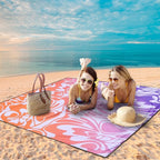 WIWIGO Beach Blanket Waterproof Sandproof Beach Mat 79" X 83"/10'x9'for 2-8 - Image 5