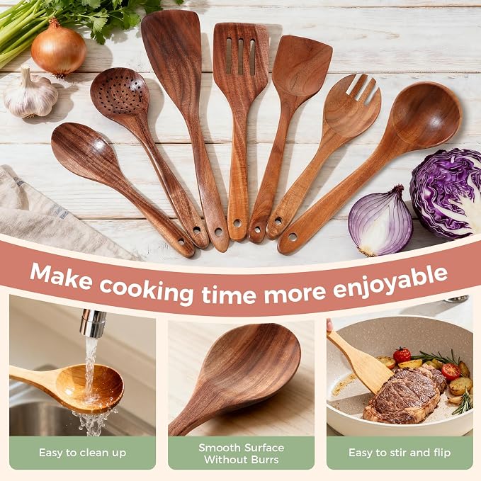 Wooden Spoons for Cooking - Image 7